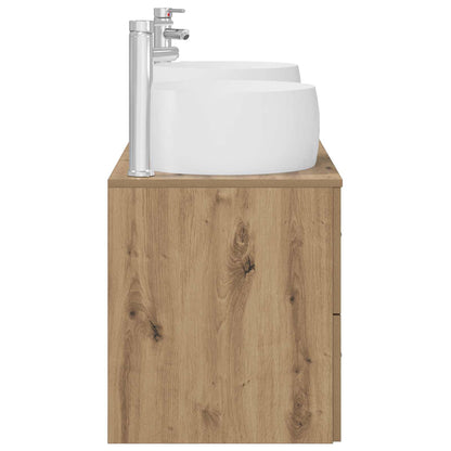 Bathroom Furniture Set 3 pcs Artisan Oak 49.5 x 44.5 x 66 cm