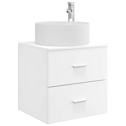 Bathroom Furniture Set 3 pcs White 49.5 x 44.5 x 65.5 cm