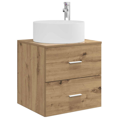 Bathroom Furniture Set 3 pcs Artisan Oak 49.5 x 44.5 x 65.5 cm