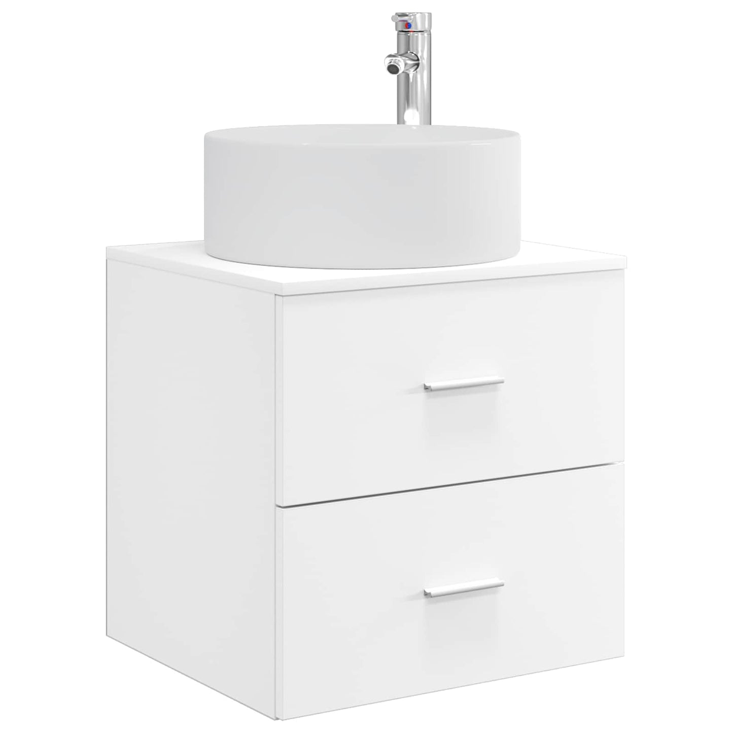 Bathroom Furniture Set 3 pcs White 49.5 x 44.5 x 65.5 cm