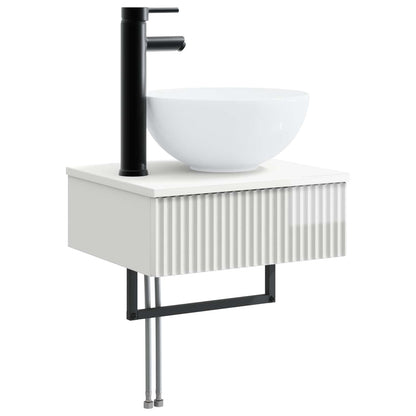 Bathroom Furniture Set 5 pcs High Gloss White