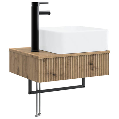 Bathroom Furniture Set 5 pcs Artisan Oak 33 x 34.5 x 100 cm