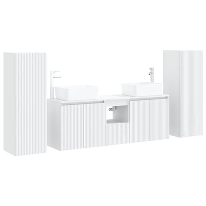 Bathroom Furniture Set 5 pcs White 33 x 34.5 x 100 cm