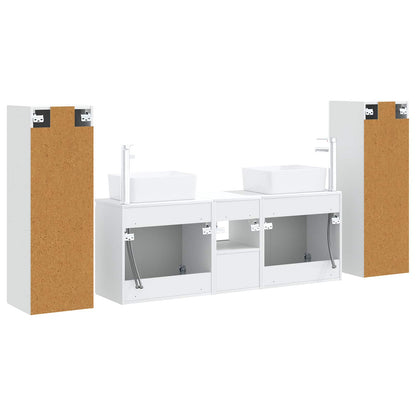 Bathroom Furniture Set 5 pcs High Gloss White
