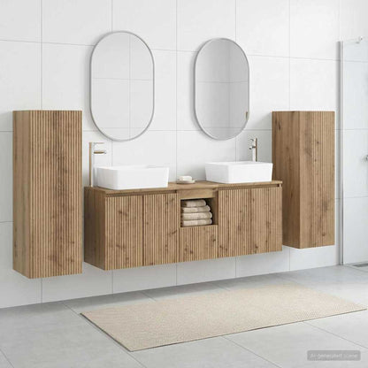 Bathroom Furniture Set 5 pcs Artisan Oak 33 x 34.5 x 100 cm