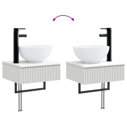 Bathroom Furniture Set 5 pcs White 33 x 34.5 x 160 cm