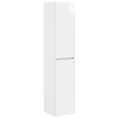 Bathroom Furniture Set 5 pcs High Gloss White