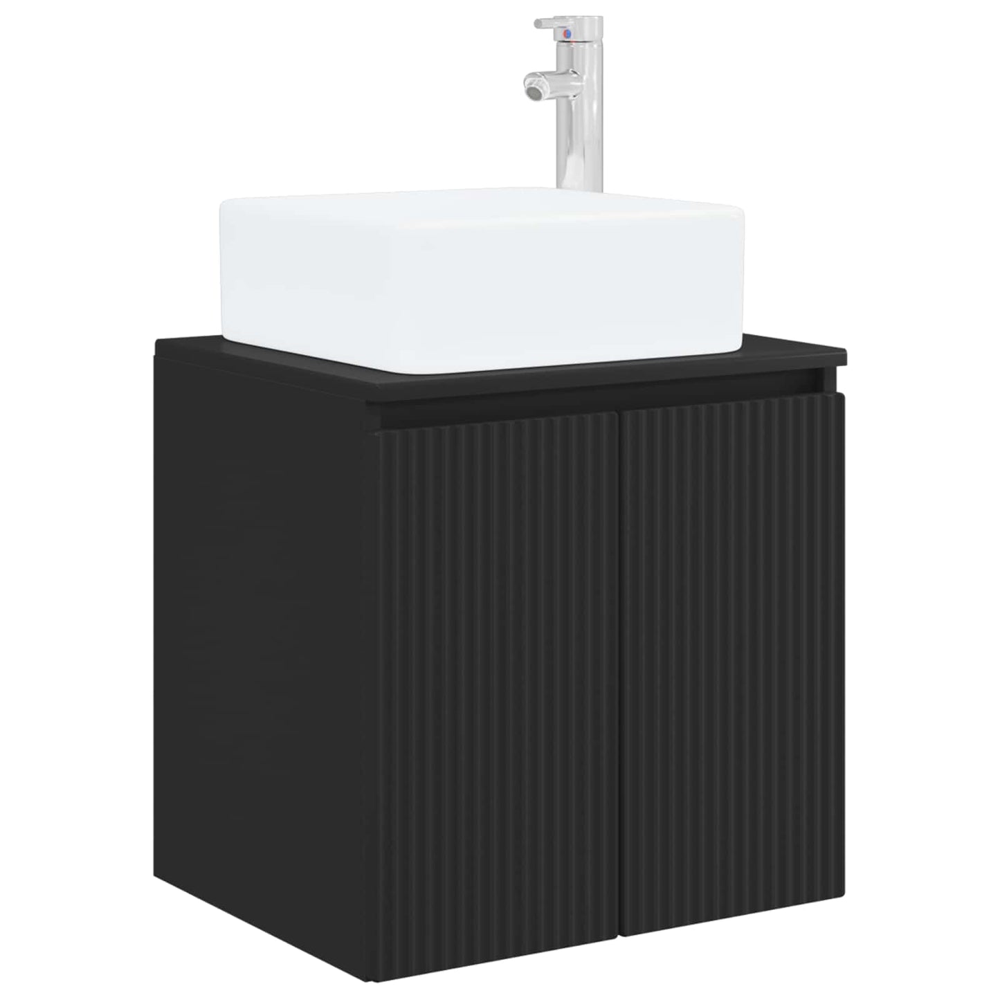 Bathroom Furniture Set 5 pcs Black 33 x 34.5 x 160 cm