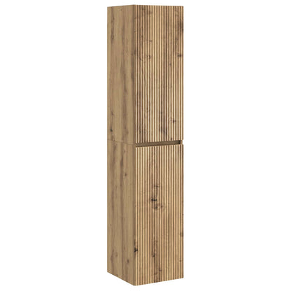 Bathroom Furniture Set 3 pcs Artisan Oak 33 x 34.5 x 160 cm