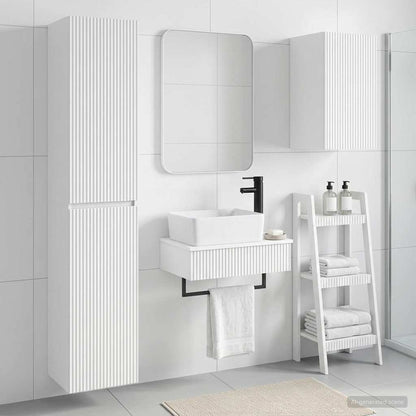 Bathroom Furniture Set 3 pcs White 33 x 34.5 x 160 cm