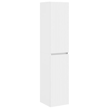 Bathroom Furniture Set 3 pcs White 33 x 34.5 x 160 cm