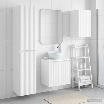Bathroom Furniture Set 3 pcs High Gloss White