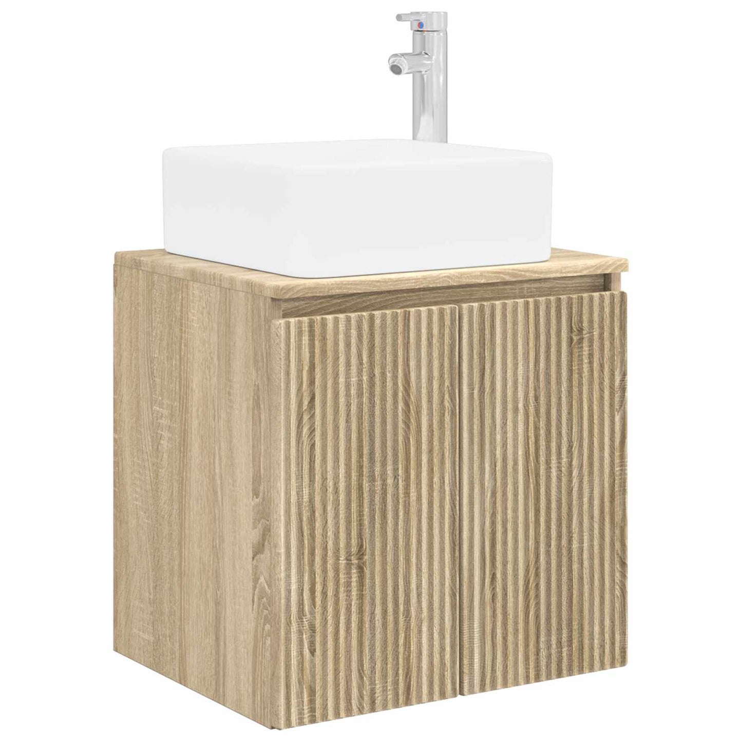 Bathroom Furniture Set 3 pcs Sonoma Oak 33 x 34.5 x 160 cm