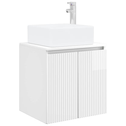 Bathroom Furniture Set 3 pcs High Gloss White