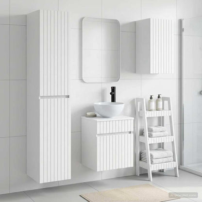 Bathroom Furniture Set 3 pcs White 33 x 34.5 x 160 cm