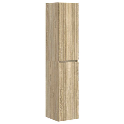 Bathroom Furniture Set 3 pcs Sonoma Oak 33 x 34.5 x 160 cm