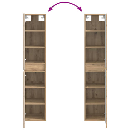 Bathroom Furniture Set 3 pcs Artisan Oak 33 x 34.5 x 160 cm