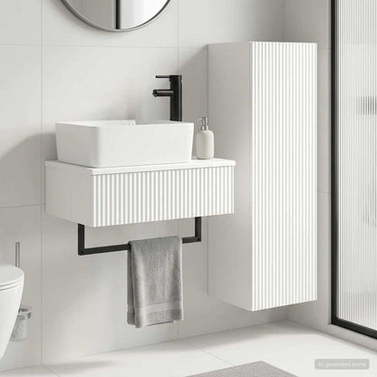 Bathroom Furniture Set 2 pcs High Gloss White