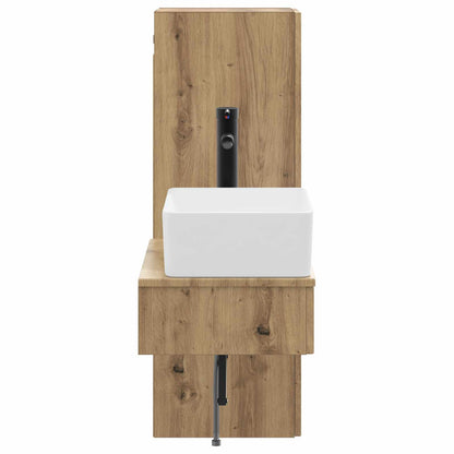 Bathroom Furniture Set 2 pcs Artisan Oak 33 x 34.5 x 100 cm