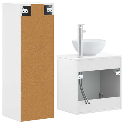 Bathroom Furniture Set 2 pcs High Gloss White