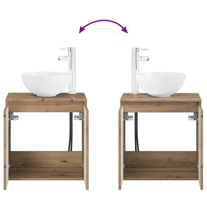 Bathroom Furniture Set 2 pcs Artisan Oak 33 x 34.5 x 100 cm