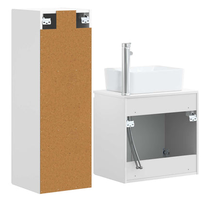 Bathroom Furniture Set 2 pcs White 33 x 34.5 x 100 cm