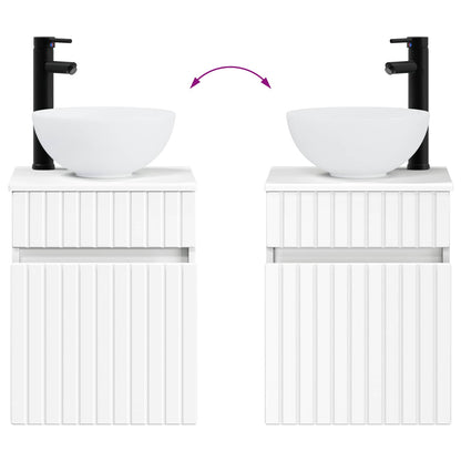 Bathroom Furniture Set 2 pcs White 33 x 34.5 x 100 cm