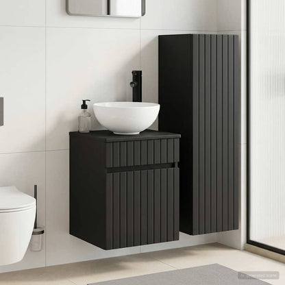 Bathroom Furniture Set 2 pcs Black 33 x 34.5 x 100 cm