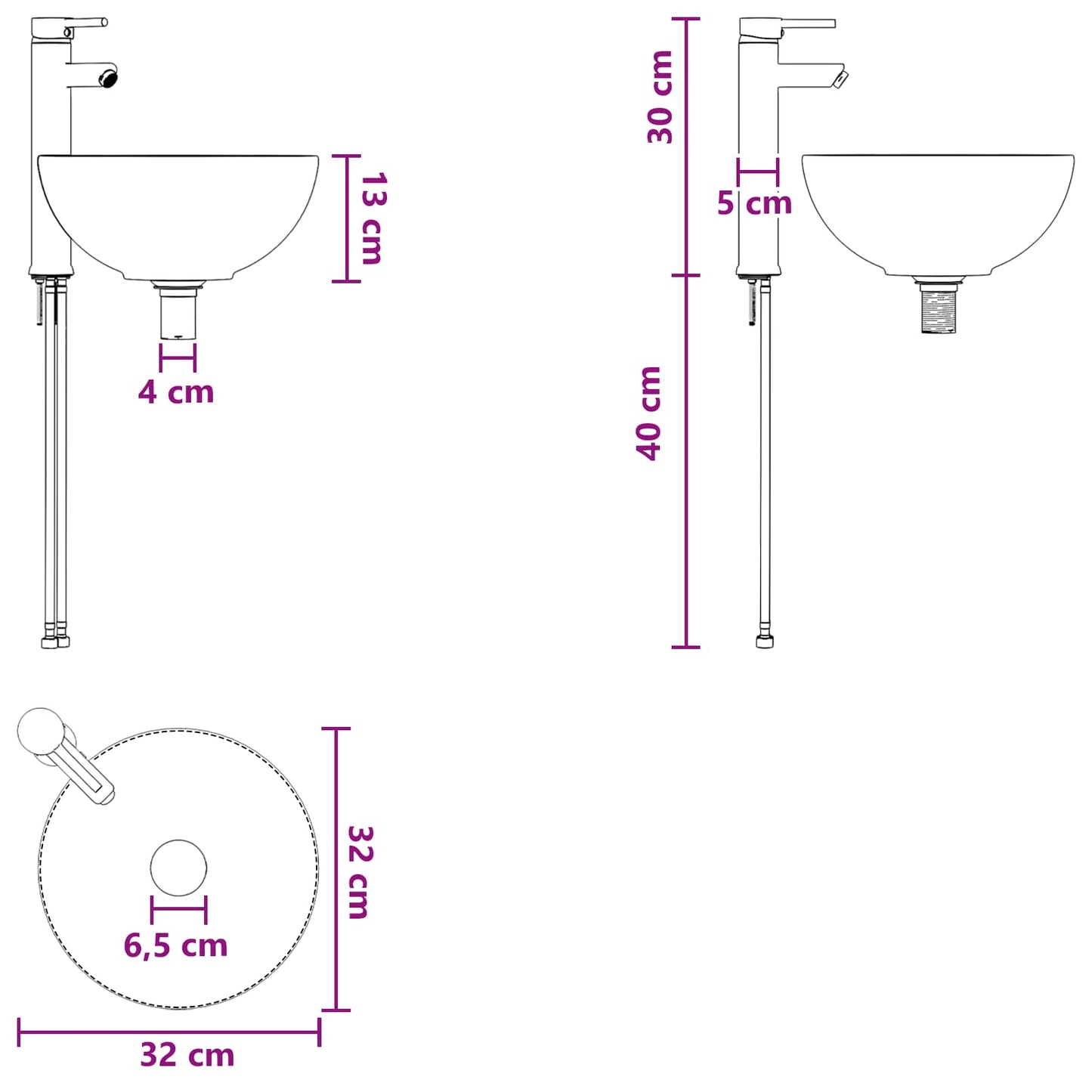 Bathroom Furniture Set 2 pcs Sonoma Oak 33 x 34.5 x 100 cm