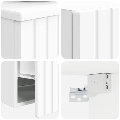 Bathroom Furniture Set 2 pcs High Gloss White