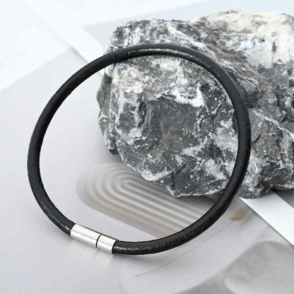 Leather Cord 1 Black Ø5 mm x 50 m Leather