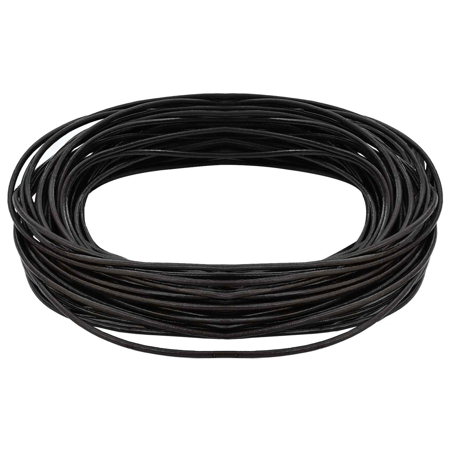 Leather Cord 1 Dark Brown Ø2 mm x 5 m Leather
