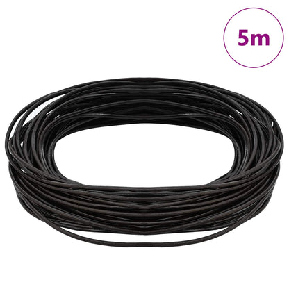 Leather Cord 1 Dark Brown Ø2 mm x 5 m Leather