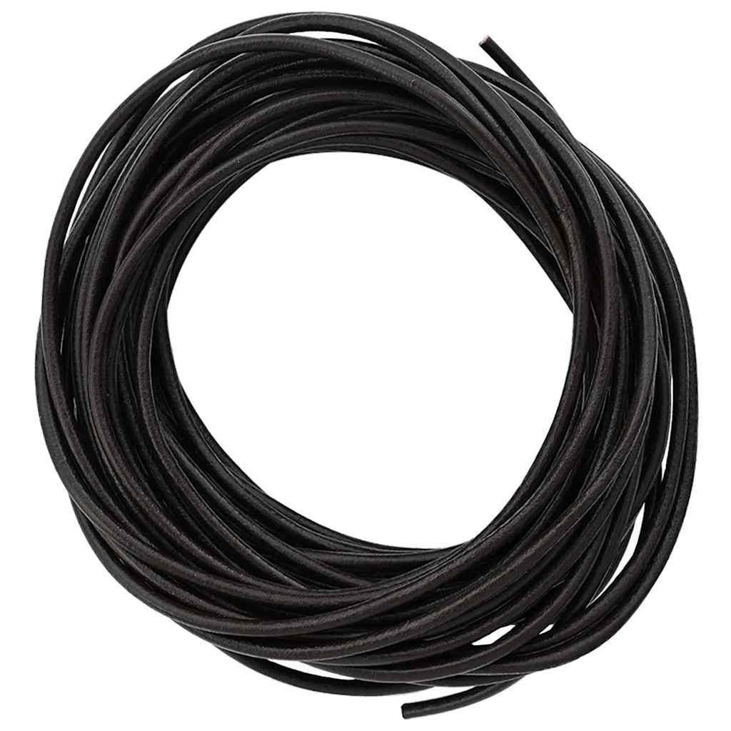 Leather Cord 1 Dark Brown Ø2.5 mm x 50 m Leather