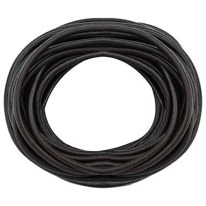 Leather Cord 1 Dark Brown Ø5 mm x 50 m Leather