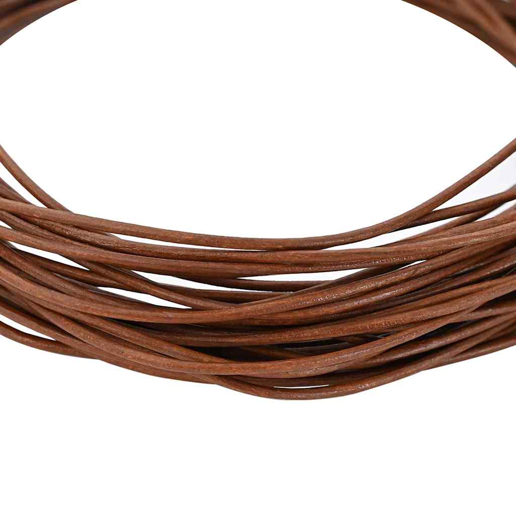 Leather Cord 1 Light Brown Ø1 mm x 5 m Leather