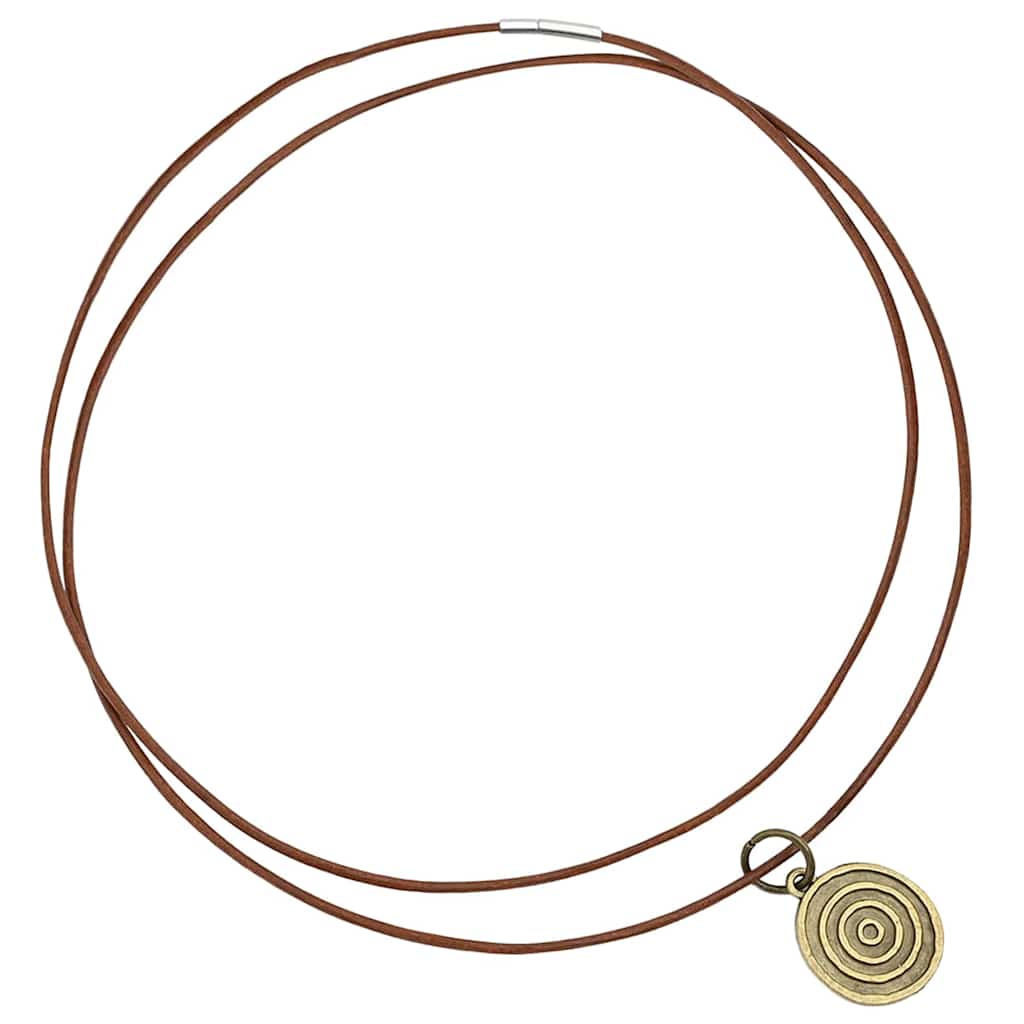 Leather Cord 1 Light Brown Ø2 mm x 50 m Leather