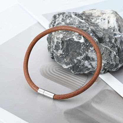 Leather Cord 1 Light Brown Ø5 mm x 50 m Leather