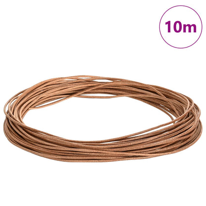 Leather Cord 1 Brown Ø1 mm x 10 m Leather