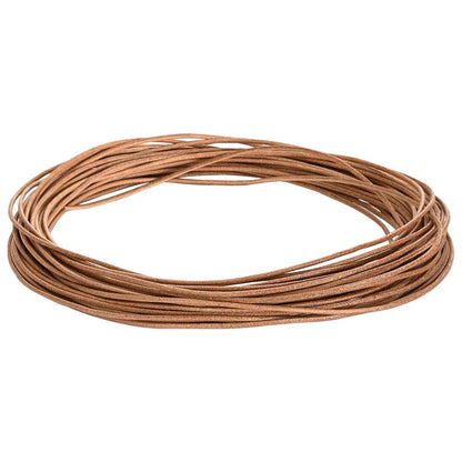 Leather Cord 1 Brown Ø1.5 mm x 50 m Leather