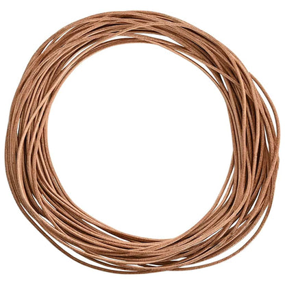 Leather Cord 1 Brown Ø1.5 mm x 50 m Leather