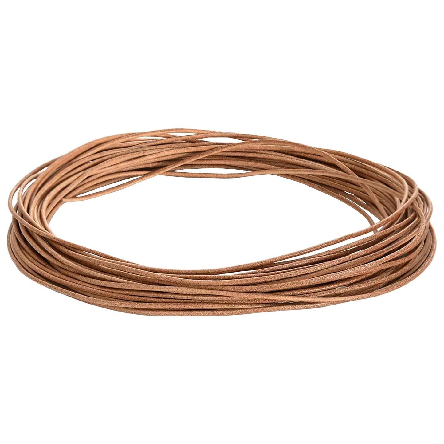 Leather Cord 1 Brown Ø2 mm x 5 m Leather