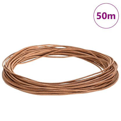 Leather Cord 1 Brown Ø2 mm x 50 m Leather
