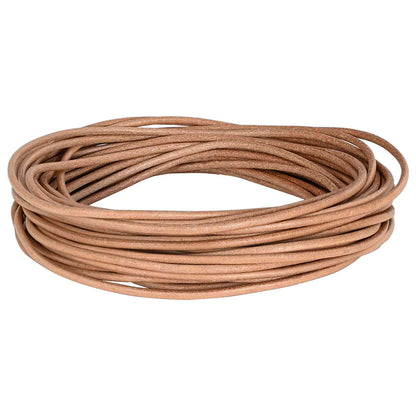Leather Cord 1 Brown Ø3 mm x 5 m Leather