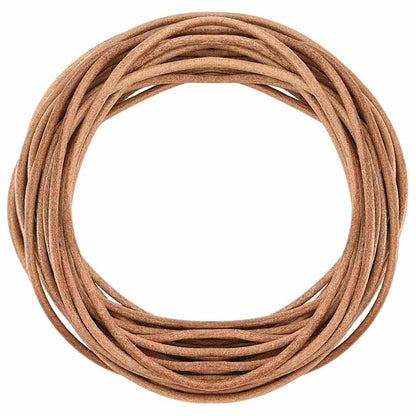 Leather Cord 1 Brown Ø3 mm x 50 m Leather