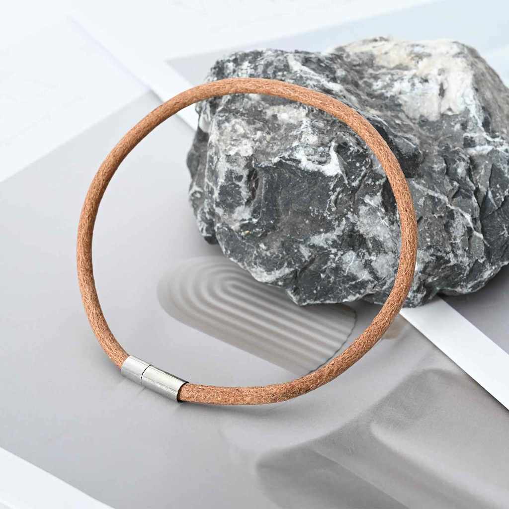 Leather Cord 1 Brown Ø4 mm x 5 m Leather