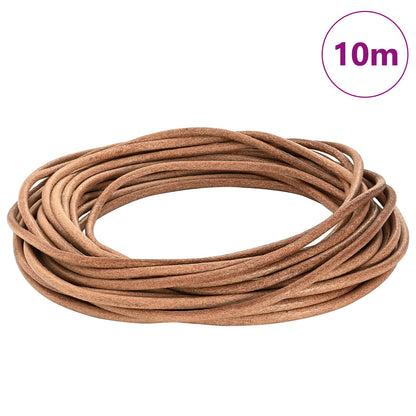 Leather Cord 1 Brown Ø5 mm x 10 m Leather