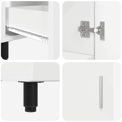 Bathroom Vanity Unit White 60 x 35 x 60 cm Engineered Wood