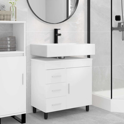 Bathroom Vanity Unit White 60 x 35 x 60 cm Engineered Wood