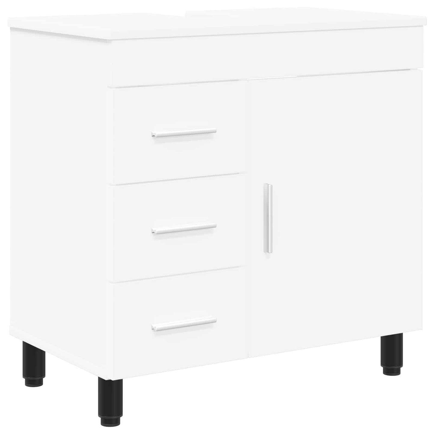 Bathroom Vanity Unit White 60 x 35 x 60 cm Engineered Wood